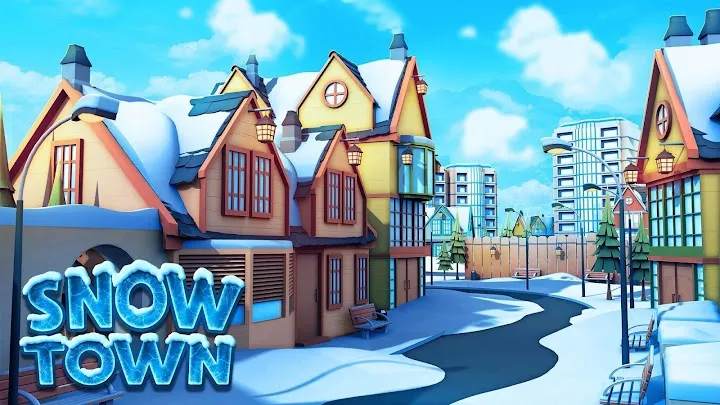 Dekoracje Snow Town